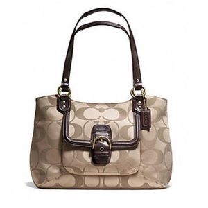 Coach | Campbell Signature Sateen Belle Carryall